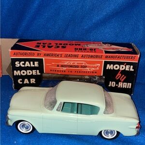 Jo-Han Scale Model Car in Light Green